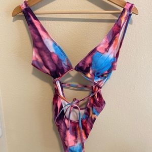 Xander one piece - Multi purple